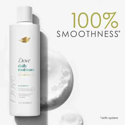 Dove Daily Moisture Shampoo Damage Therapy, Bio-Protein Care Hyaluronic 12 Oz.