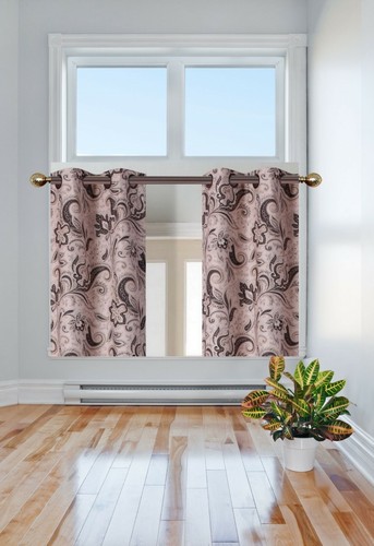 1 PAIR Designs Grommets Insulated Blackout Thermal Window Drape Curtain D24 - Picture 31 of 38