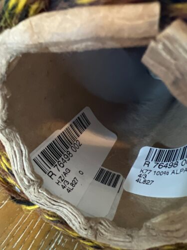 Beautiful Brown/Yellow/Black Peruvian Huarizo/Alpaca Mix Yarn #4weight 2lbs - Picture 4 of 4