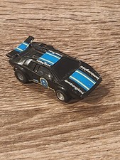 VINTAGE 1980  s TYCO BLACK 8 LAMBORGHINI Countach 440 HO SLOT CAR RUNS