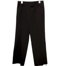 Black Dress Pants Career Casual Straight Leg Trousers
