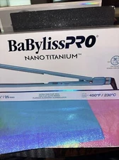 BaBylissPRO Nano Titanium 1" Ultra-Thin Flat Iron NEW BOXED