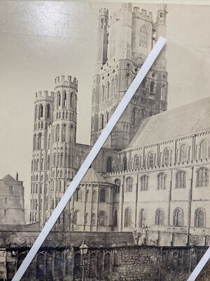DK209 Antikes Foto. Ely Kathedrale. Nr 3358 - unbekannter Fotograf 1860er Jahre