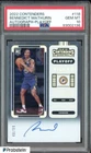 2022 Contenders Playoff Ticket #118 Bennedict Mathurin RC AUTO 40/99 PSA 10