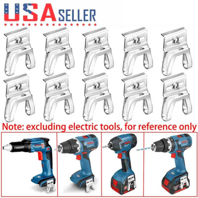 10x Belt Clip Hook For Bosch GSR 18V60 C (3601JG1151) Cordless Drill Driver