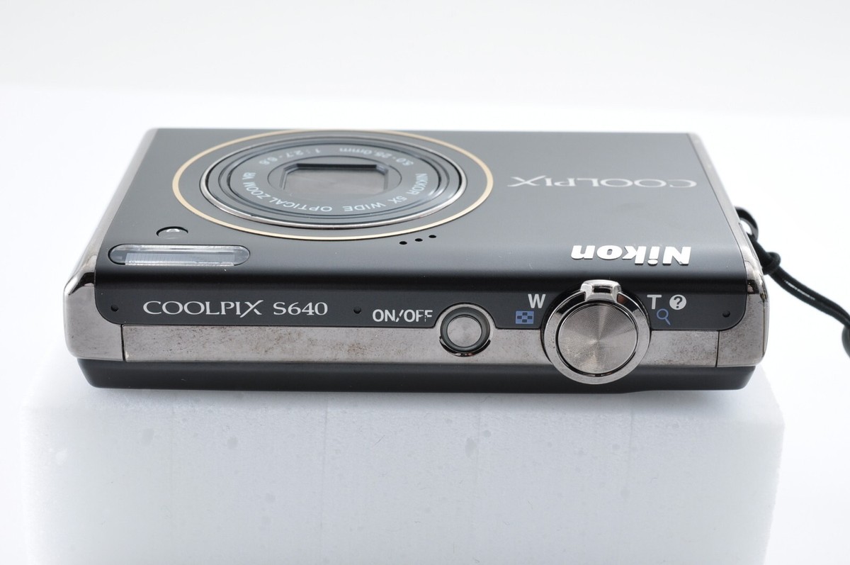 Mint ] Nikon Coolpix S640 Black 12.2MP Compact Digital
