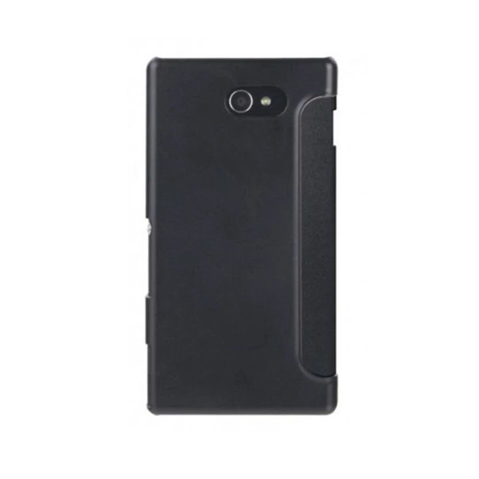 Roxfit Premium Slim Line Book Case With Card Slot for the Sony Xperia M2 - Black - Image 2 of 3