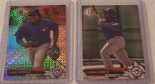 Vladimir Guerrero Jr. 2 Card Lot: Bowman Chrome Mega Box Mojo Refractor 2017...