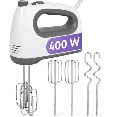 Clatronic Handmixer HM 3775, 400 W, Turbostufe, Zubehör spülmaschineng., NEU