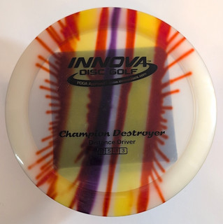 Innova Champion Destroyer Distance Driver Disc Golf Disc White 171g 12/5/ 1/3