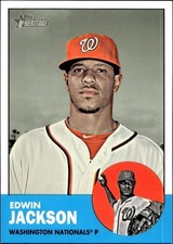 2012 Topps Heritage High Number Edwin Jackson #H654