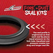 All Balls Fork & Dust Seal Kit For Kawasaki KDX200 86-92 KX125 83-87 KX250 82-87