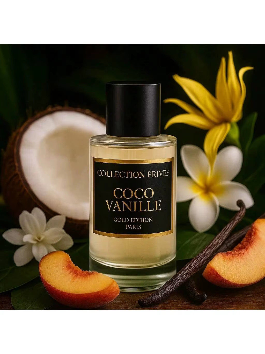 Coconut Vanilla Eau de Parfum Gold Edition flacon 50 ml sillage longue tenue