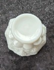 Vintage Westmoreland Milk Glass Paneled Grape Mayonnaise Condiment Bowl & Spoon — photo 6