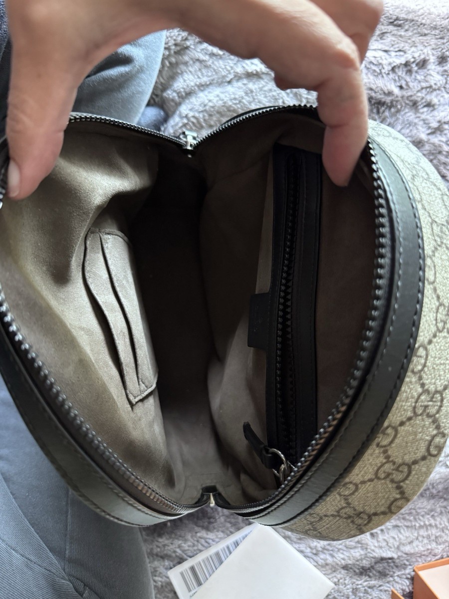 Gucci GG Supreme Monogram Small Eden Day Backpack Black | eBay