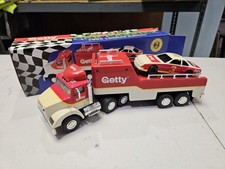 1995 Limited Edition Getty Toy Race Car Carrier