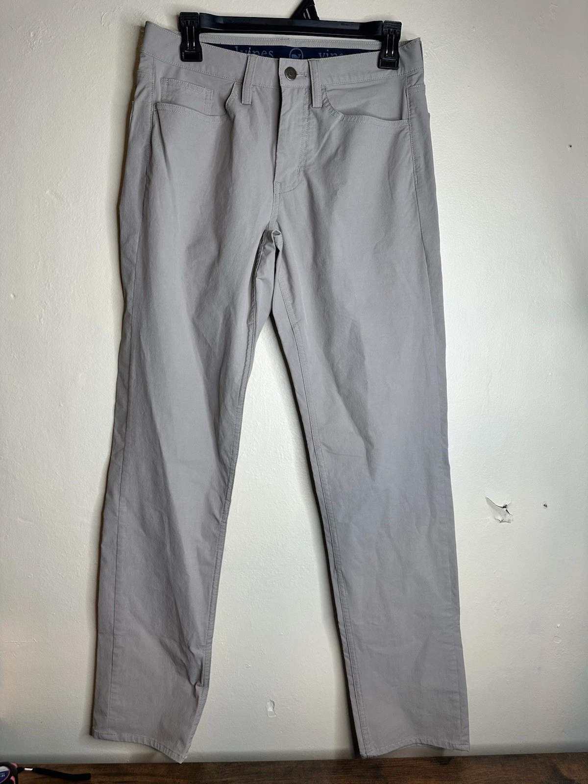 Vineyard Vines Pants Mens 28x32 Beige On The Go OTG Performance Stretch Golf