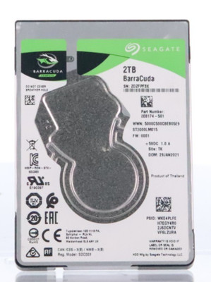 Seagate ST2000LM015 Barracuda Compute 2TB 2.5'' SATA III (6.0Gb/s) Laptop