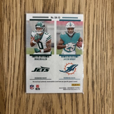 2024 Contenders Dual Patch Rookie Ticket Braelon Allen & Jaylen