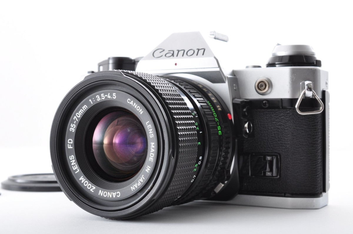 稼働品】 キヤノン Canon AE-1＋35-70mm 1:1.35-4.5 Canon AE-1 Program Silver / Lens New FD 35-70mm f/3.5-4.5
