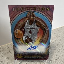 Topps 2022-23 Bowman Inception Univ Aliyah Boston Auto Fuchsia Foil /75 RC