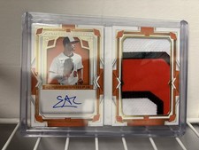 2024 Panini National Treasures Enrique Bradfield Jumbo Patch Auto #/35 Orioles