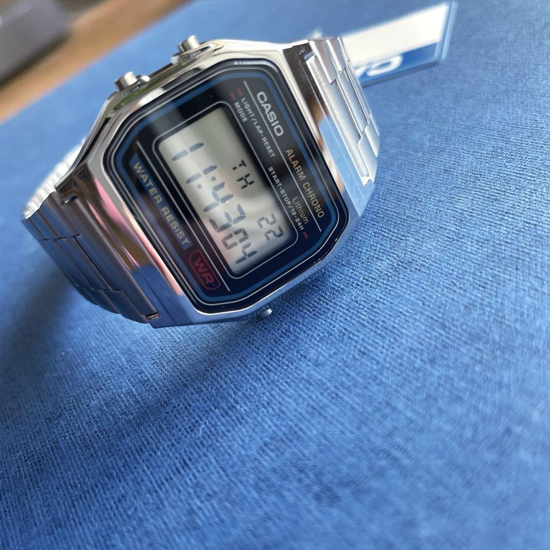 Casio Digital Watch Stainless Steel Retro Model