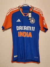 Adidas India Cricket T20I Authentic Men's Size S Small Jersey