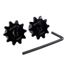 2PCS 25 Roller Chain Sprocket Type B 5mm Bore 10 Tooth, Hardened Antirust