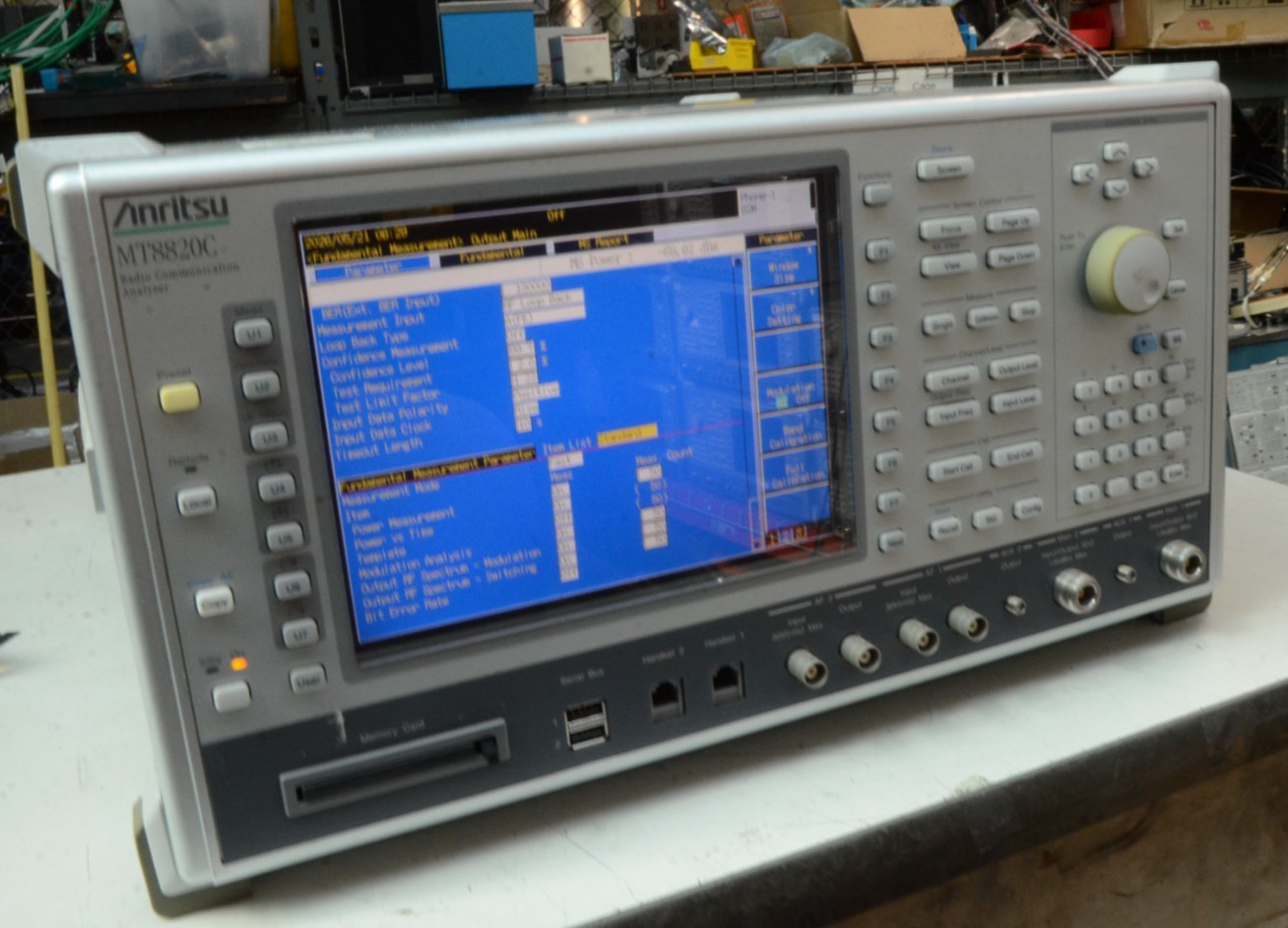 Anritsu MT8820C Radio Communication Analyzer CDMA HSDPA GSM TDMA01 06 07 010 011