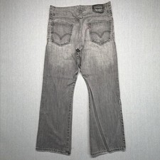 Vintage Levis 517 Bootcut Jeans Men's 34x30 Faded Black Denim Y2K