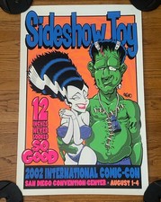 Sideshow Toy 2002 Comic Con Lim Ed NUMBERED SIGNED Litho KEMO Frankenstein