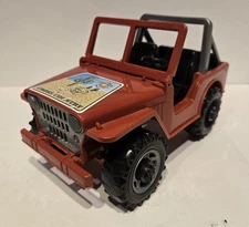 Vintage 1993 Bruder Cross Country Red Jeep Wrangler 4x4 Near Complete Germany 