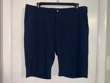 Adidas Golf Performance Shorts Men's Size 40 Navy Blue Stretch Casual EUC