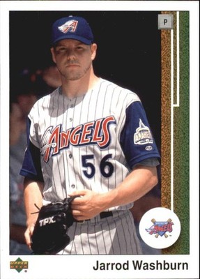 2002 UD Authentics #4 Jarrod Washburn - BB