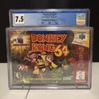 CGC 7.5 Donkey Kong 64 Collectors Edition CIB PAL Nintendo Graded Complete N64