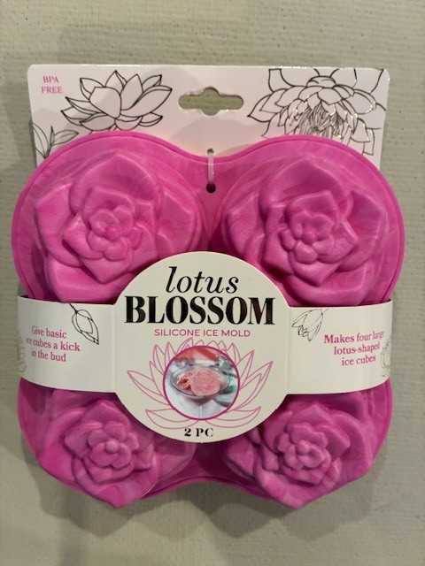 Lotus Blossom Silicone Ice Mold BPA Free Flower Ice Mold NEW