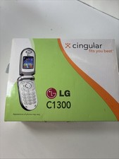 Vintage LG1300 Cingular Flip Phone. New- Open Box. Untested