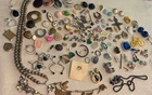 Lot of over 100 random Vintage Costume Jewelry pieces. Grandma’s estate sale.