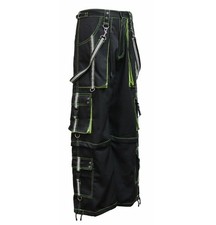 Fit Nexus Men Gothic Cyber Straps Punk Rock Pocket Goth Cotton Jean Pants