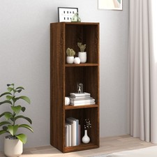 vidaXL Libreria/Mobile TV Rovere Marrone 36x30x114cm Legno Multistrato