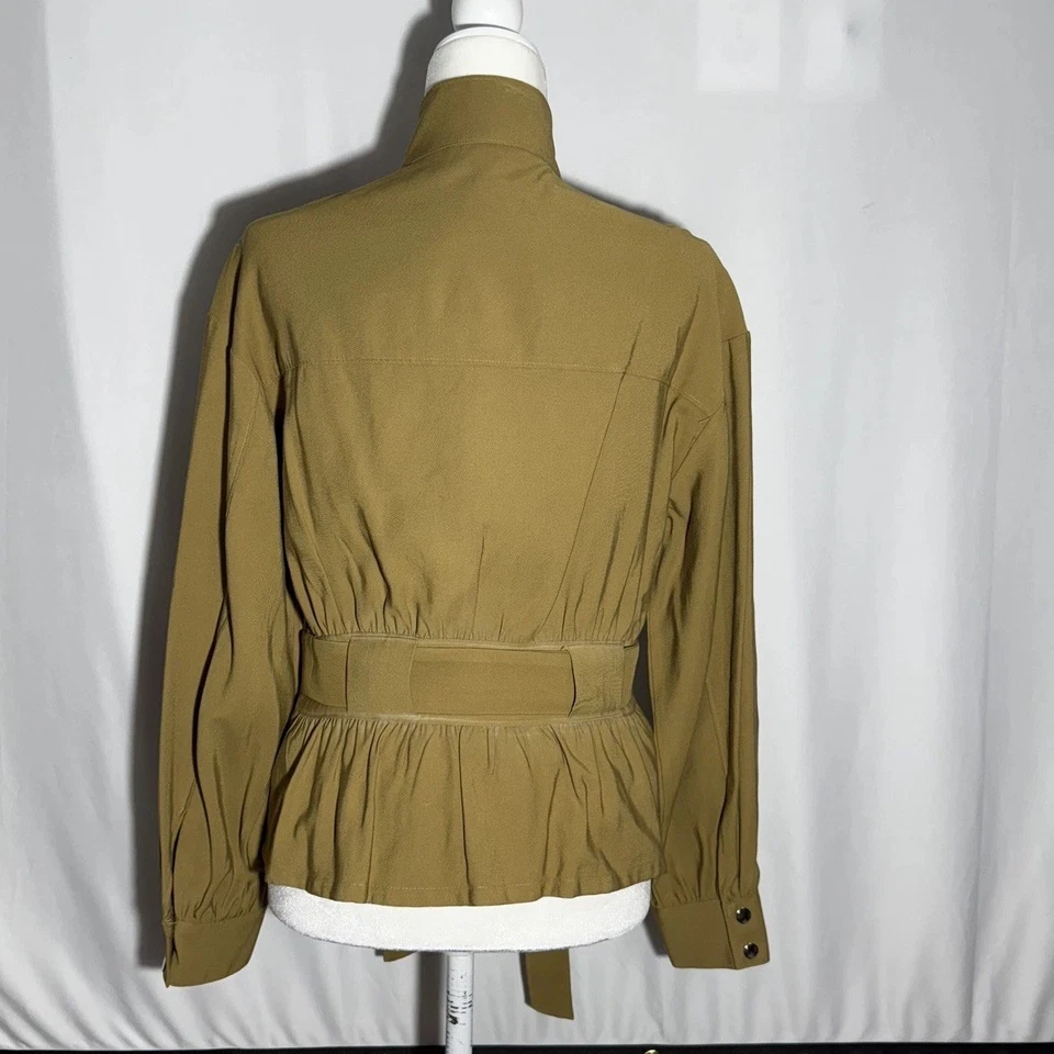 NINE WEST Utility MONO/Pantalón Traje y Chaqueta Safari Conjunto de 2 Piezas Talla S Dorado Tostado Foto 2 de 4