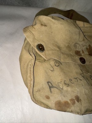 WWII WW2 US ARMY M6 Army Lightweight Service Gas Mask Bag Carrying
