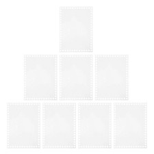 8pcs Crochet Bag Bottom Base: Clear Acrylic Crochet Base - Rectangle Weaving