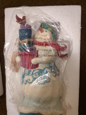 2019 Jim Shore Share Some Love Snowman With Gifts Figurine Mint In Box