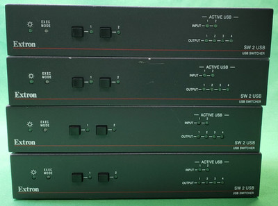 *Lot Of 4* Extron SW 2 USB RS-232 USB Switcher Unit
