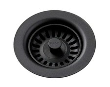 Elkay LKQS35MC 3-1/2" Basket Strainer -Black