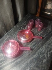 Visions Kids Plastic Play Pot N Pan Set With Lids And 4 Cups Set