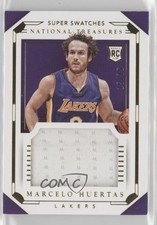 2015 Panini National Treasures Super Swatches Rookies 15/75 Marcelo Huertas 06gz