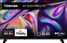 Toshiba 43 Inch TV 43QV1563DB SMART 4K Ultra HD HDR QLED Freely TV